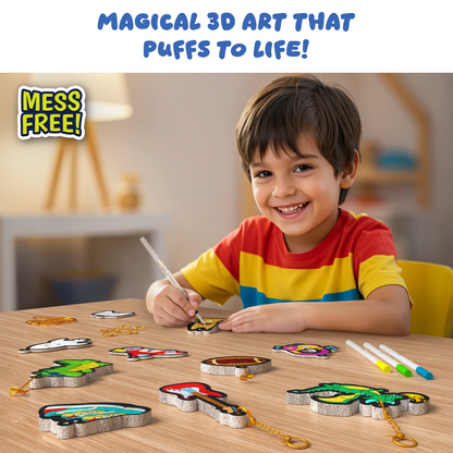 Aqua Puffs: Just Cool Things | 3D Art Kit (ages 4+)