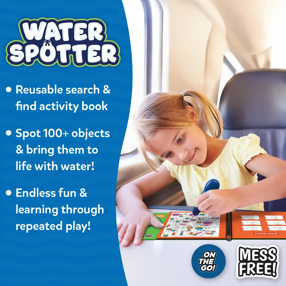 Water Spotter: Animals at Play | Reusable Search & Find Book (ages 4-8)