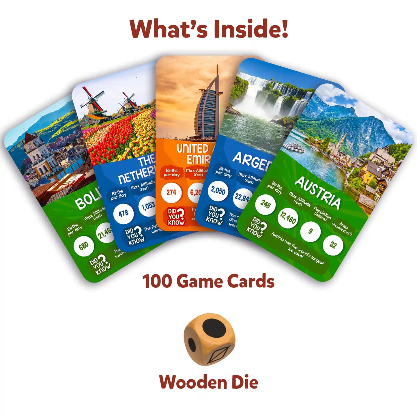 Rank Up: Countries of The World | Trump Card Game (ages 7+)