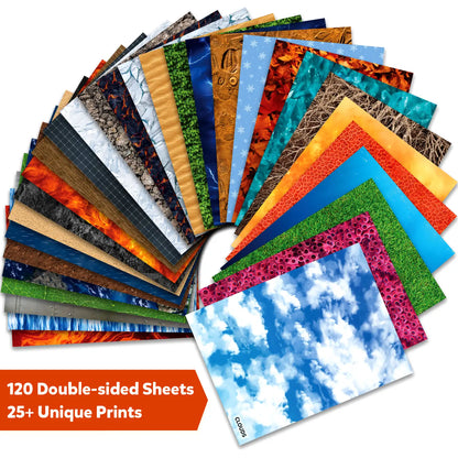 Clever Prints: All Things Science! | Construction Paper (120 Sheets)