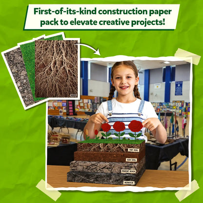 Clever Prints: All Things Science! | Construction Paper (120 Sheets)