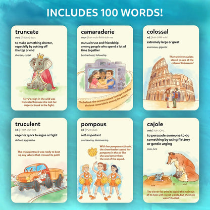 Wordables: Level 2 | Vocabulary Flash Cards (ages 10+)