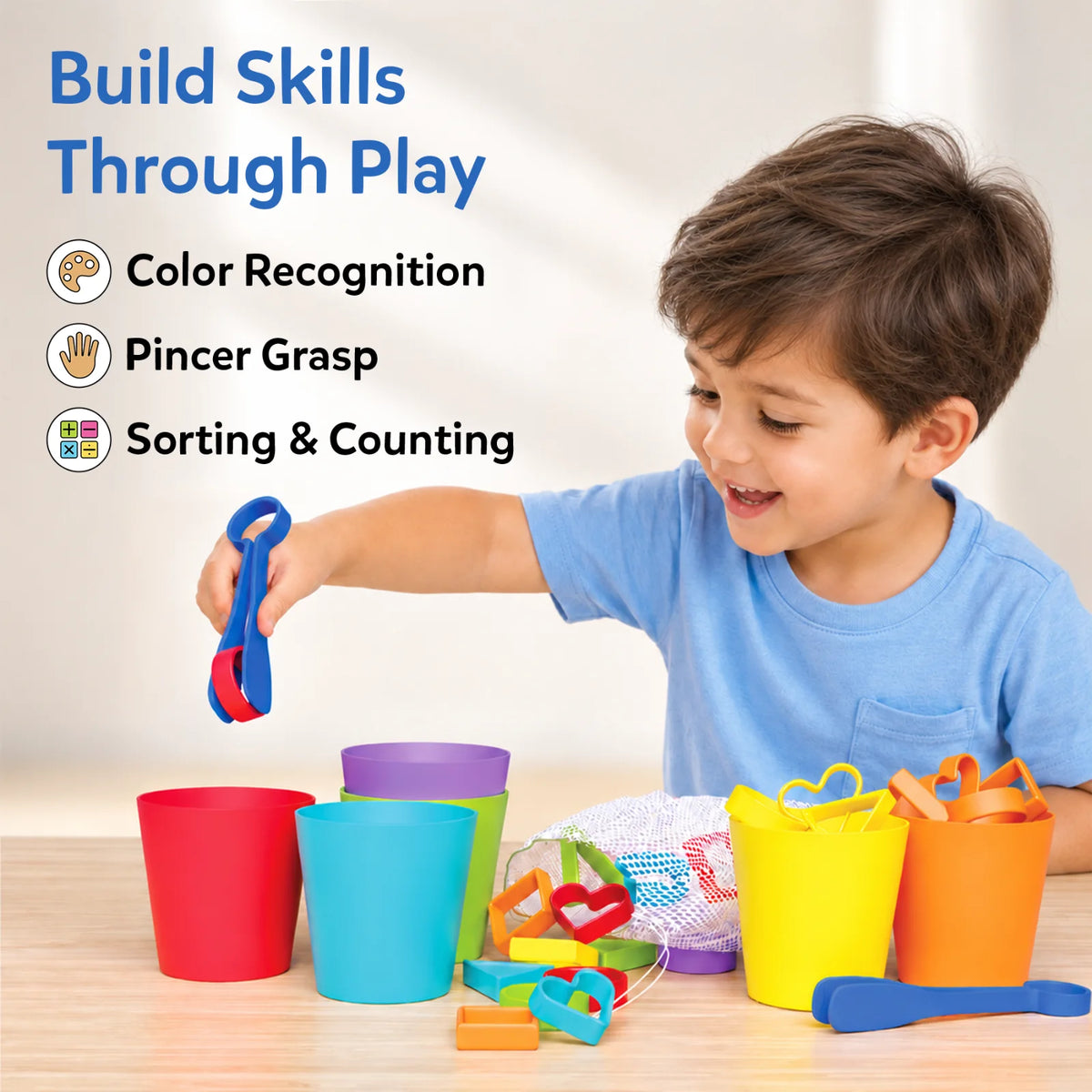 Rainbow Sorting Game V3 | Sorting, Counting & Sequencing Toy (ages 3-6)
