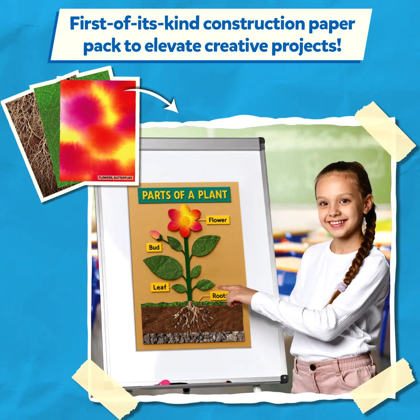 Clever Prints: Life Science | Construction Paper (60 Sheets)