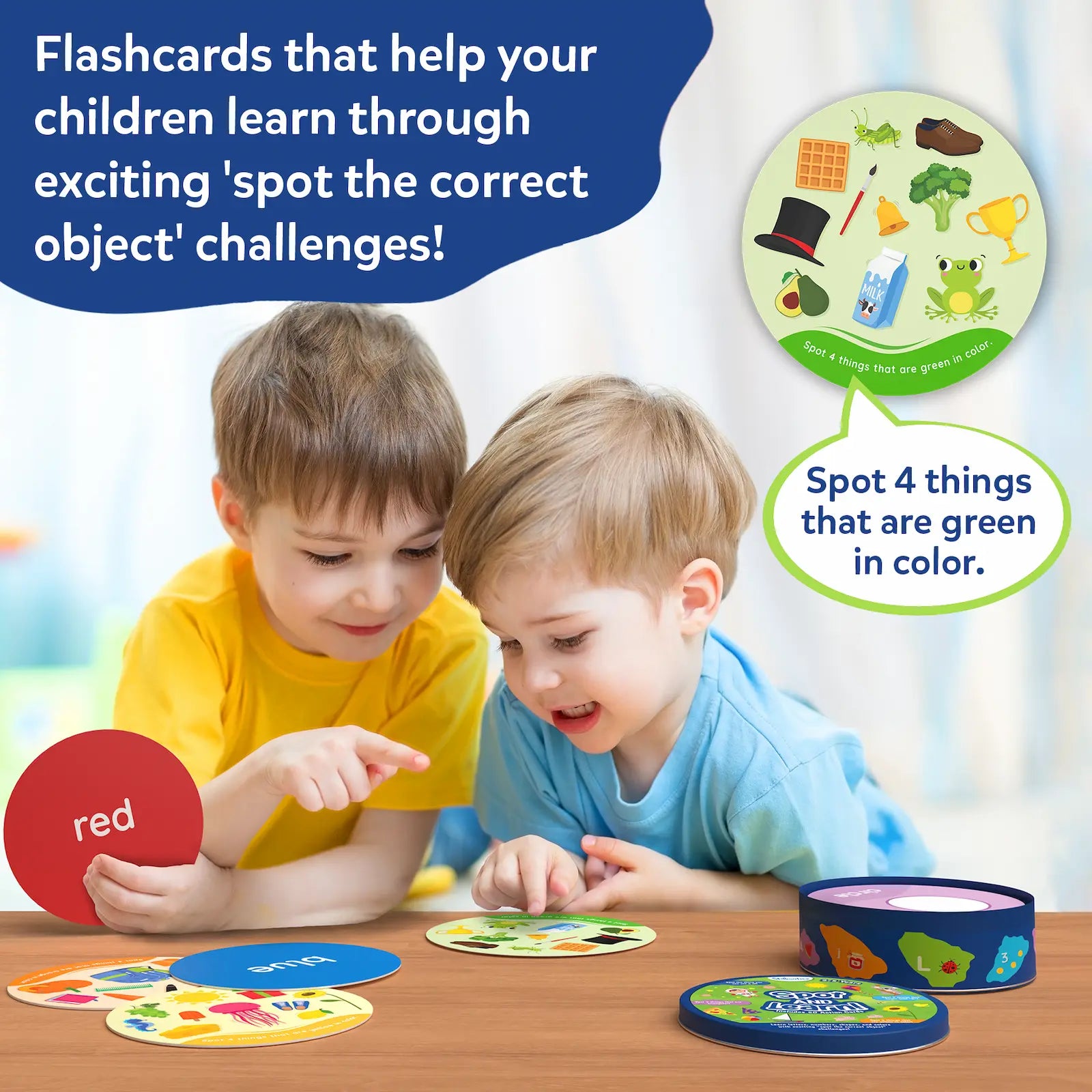 Spot and Learn - Flash Cards for Toddlers (ages 2-5)