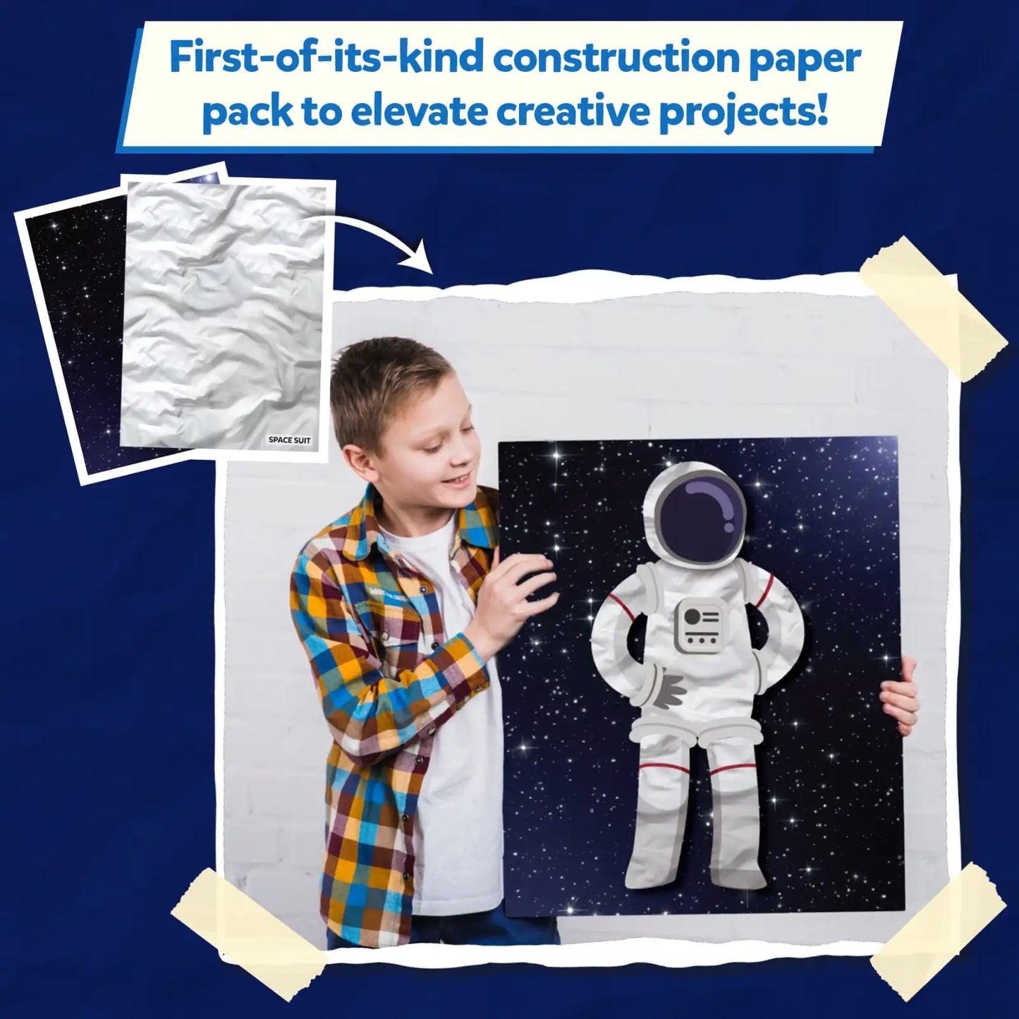 Clever Prints: Outer Space | Construction Paper (60 Sheets)