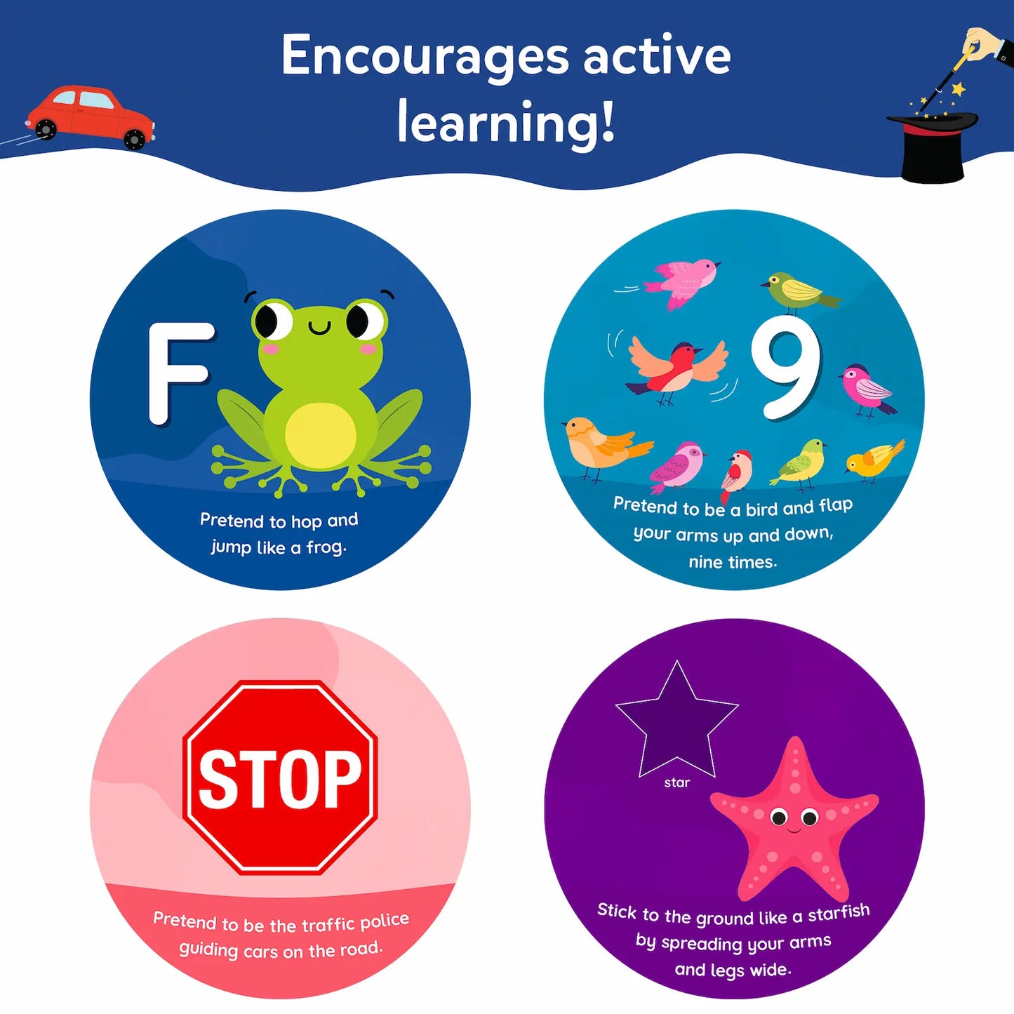 Jump and Learn - Flash Cards for Toddlers (ages 2-5)