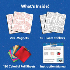 متعة الرقائق: إيقاعات جذابة | مجموعة فن مغناطيسية بدون فوضى (الأعمار 7-13)