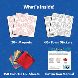 متعة الرقائق: إيقاعات جذابة | مجموعة فن مغناطيسية بدون فوضى (الأعمار 7-13)