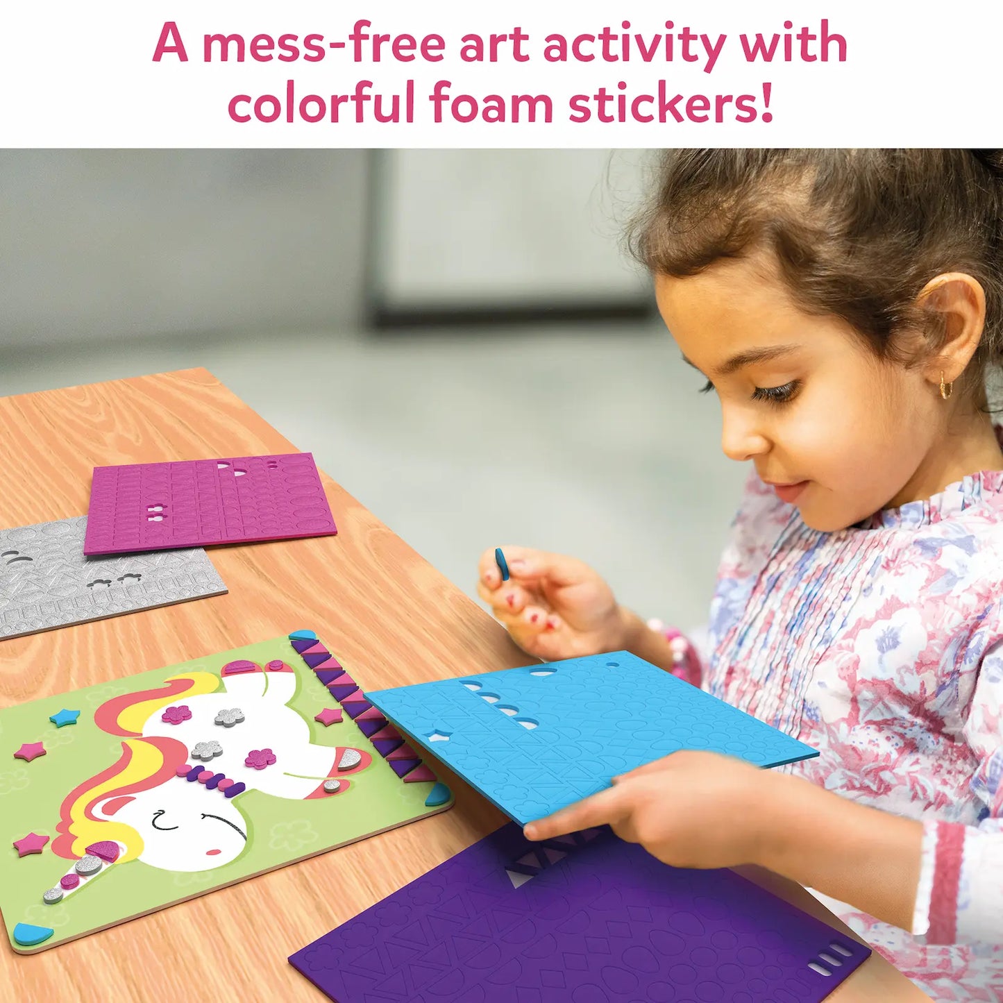 Fun with Foam: Unicorn & Princess | No Mess Sticker Art (ages 3-7)
