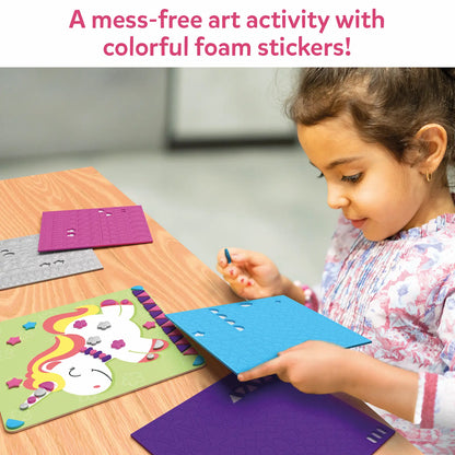 Fun with Foam: Unicorn & Princess | No Mess Sticker Art (ages 3-7)