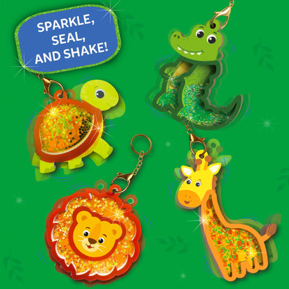 Shake-its: Amazing Animals | DIY Craft Kit with Keychains (ages 4-9)