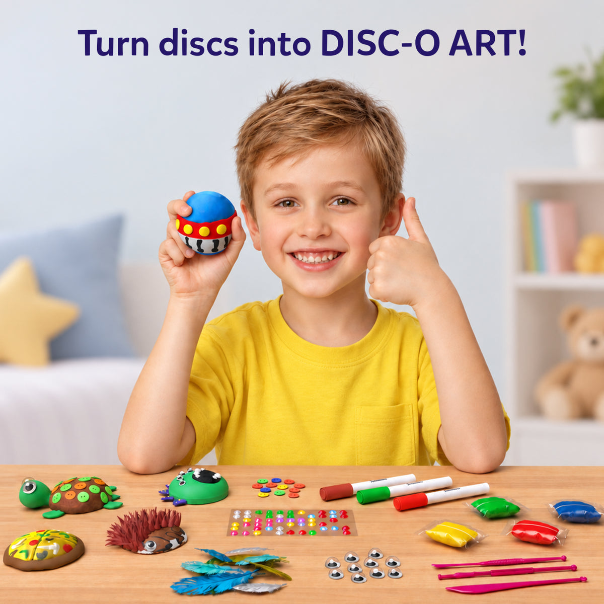 Disc-O Art | No Mess Art & Craft Activity (ages 4-12)
