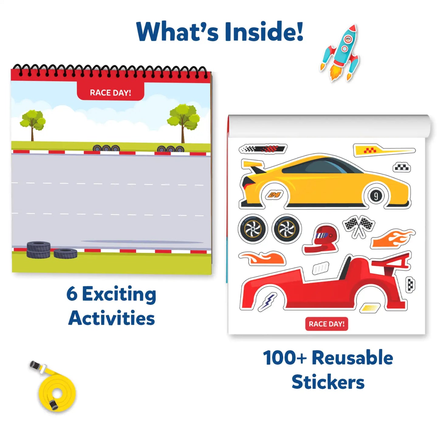 Peelies: Cars, Trucks & More! | Reusable Sticker Activity Book (ages 3-7)