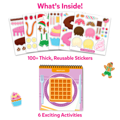 Peelies: Dessert Chef | Reusable Sticker Activity Book (ages 3-7)