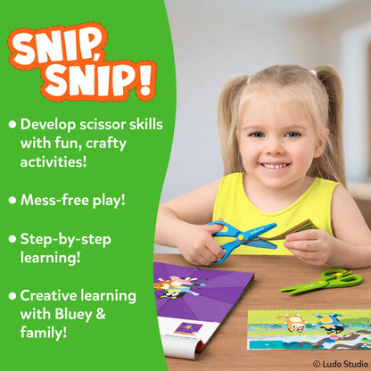 Snip Snip! Bluey | Art & Craft Activity Kit (ages 3-7)