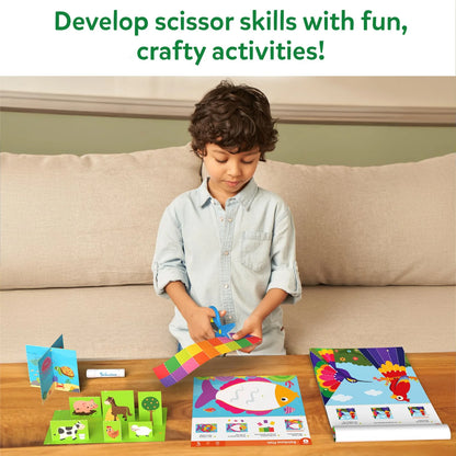 Snip Snip - Amazing Animals| Art & Craft Activity Kit (ages 3-7)