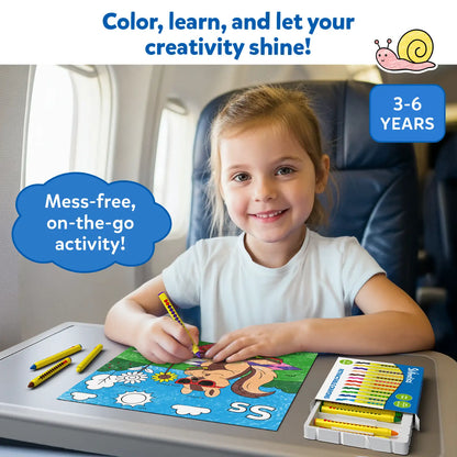 Color and Learn: Letters, Numbers, Phonics and Shapes | Colouring Book (ages 3-6)