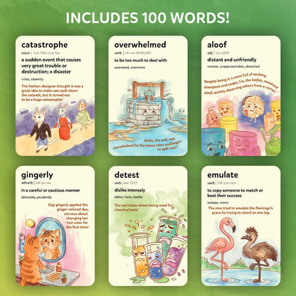 Wordables: Level 1 | Vocabulary Flash Cards (ages 8+)