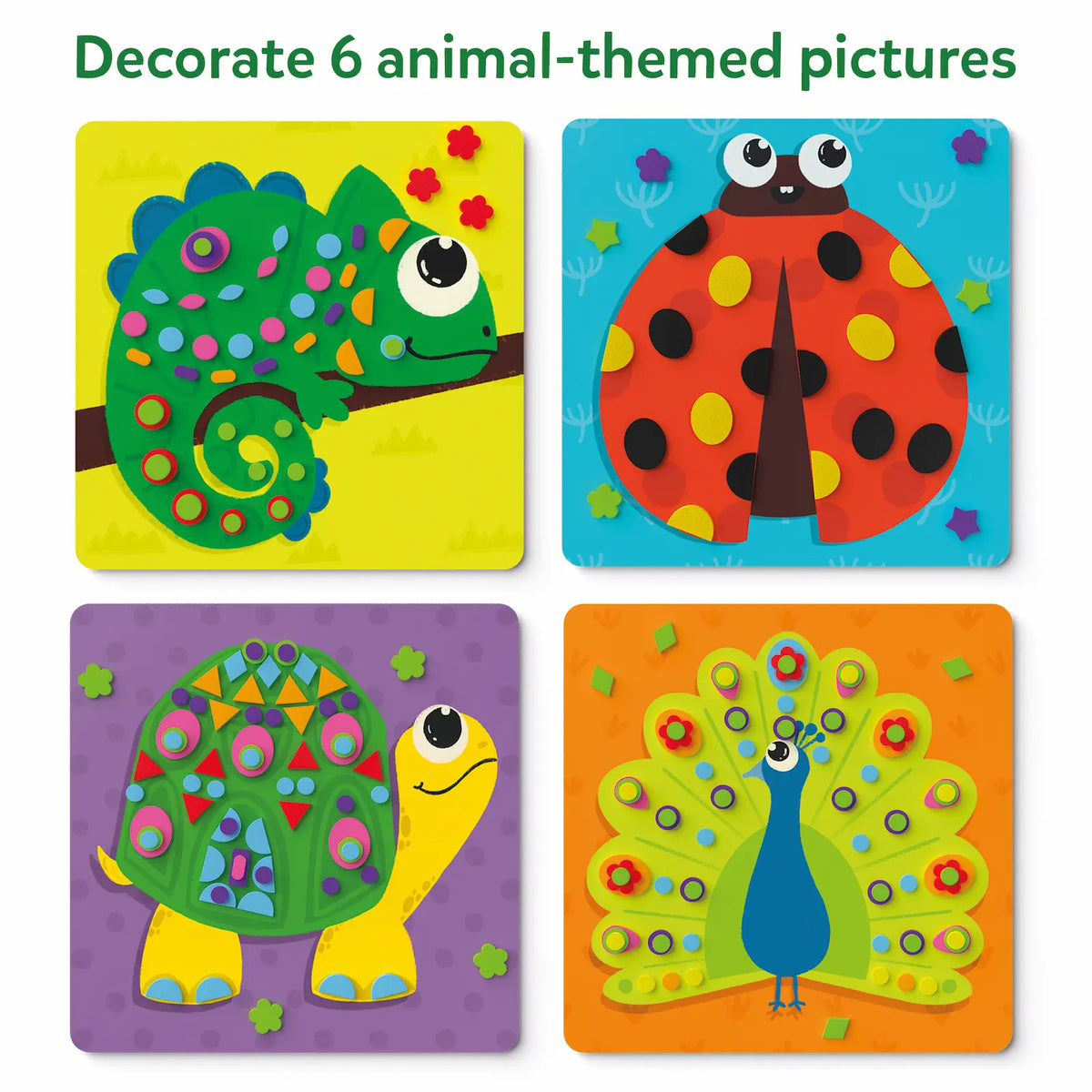 Fun with Foam: Amazing Animals | No Mess Sticker Art (ages 3-7)