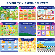 Skillmatics Montessori Busy Book for Toddlers – Preschool Learning Activities, 150+ Reusable Stickers