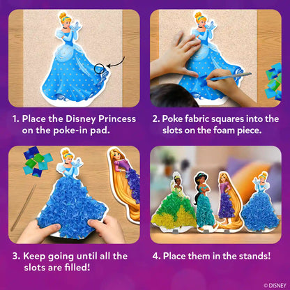 Poke-in Art: Disney Princess | Mess-Free Art for Kids (ages 4-9)