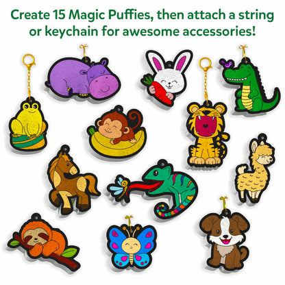 Magic Puffy - Animal Friends |  No Mess Art Kit (ages 4-10)