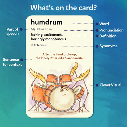 Wordables: Level 2 | Vocabulary Flash Cards (ages 10+)