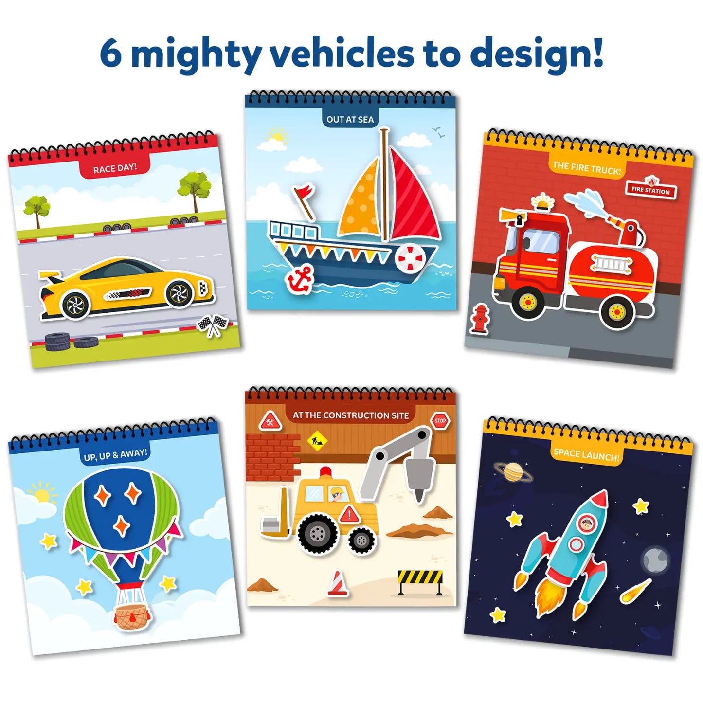 Peelies: Cars, Trucks & More! | Reusable Sticker Activity Book (ages 3-7)
