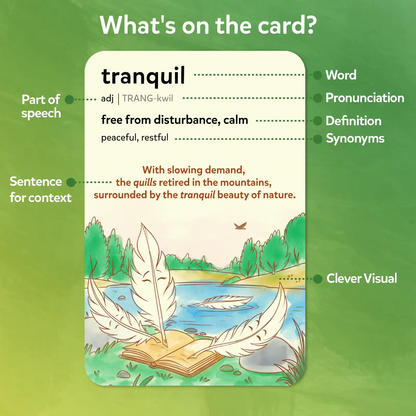 Wordables: Level 1 | Vocabulary Flash Cards (ages 8+)