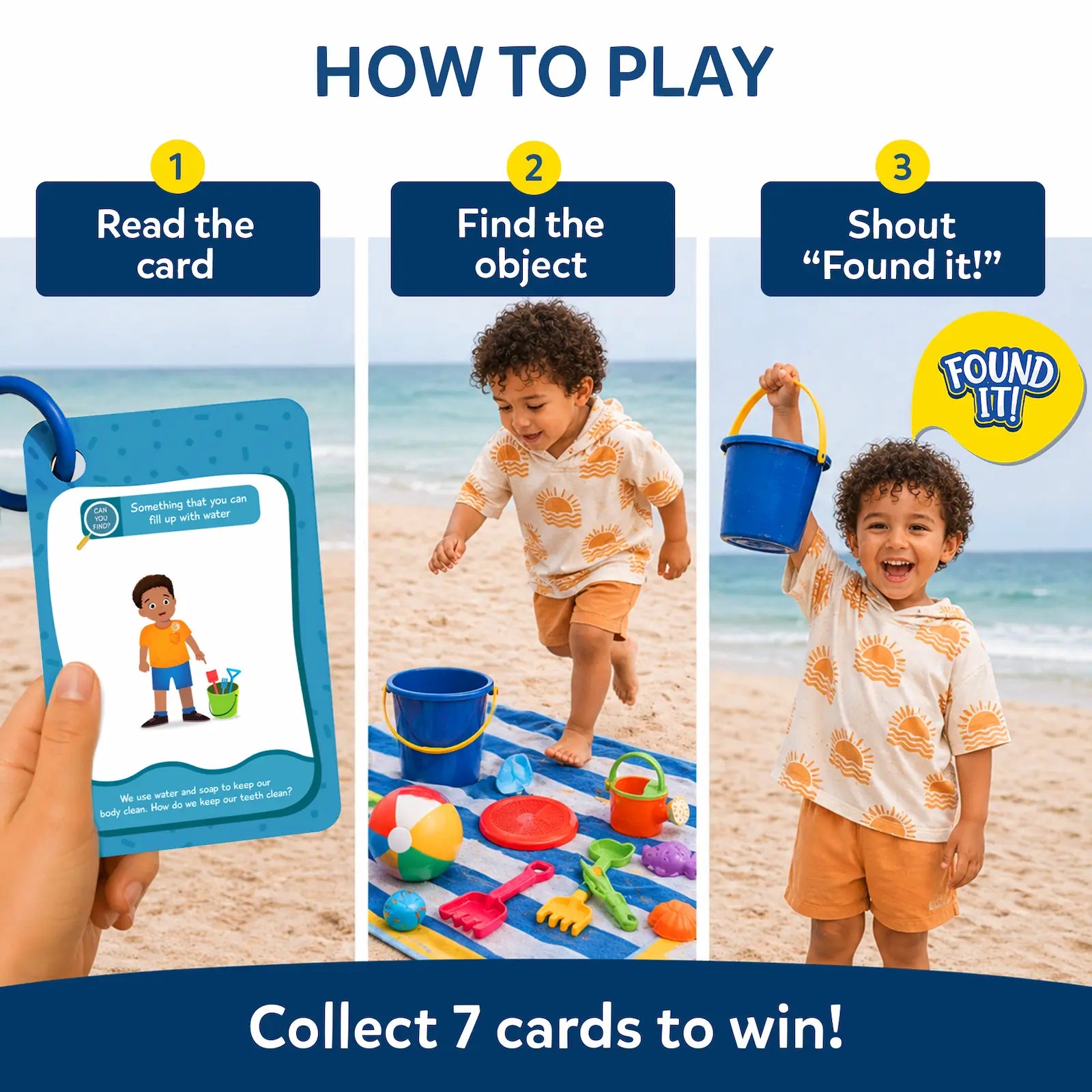 Found It! At the Beach | Smart scavenger hunt (ages 4-7)