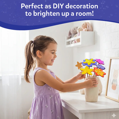 Poke-in Art: Flower Bouquet | Mess-Free Art for Kids (ages 4-9)