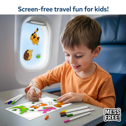 Color Clingz Amazing Animals | 50+ Reusable Mess-Free Static Stickers