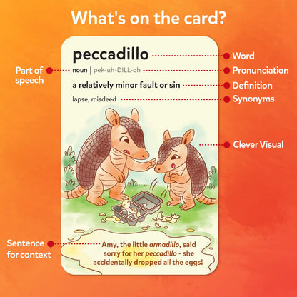 Wordables: Level 3 | Vocabulary Flash Cards for SAT Prep (ages 12+)