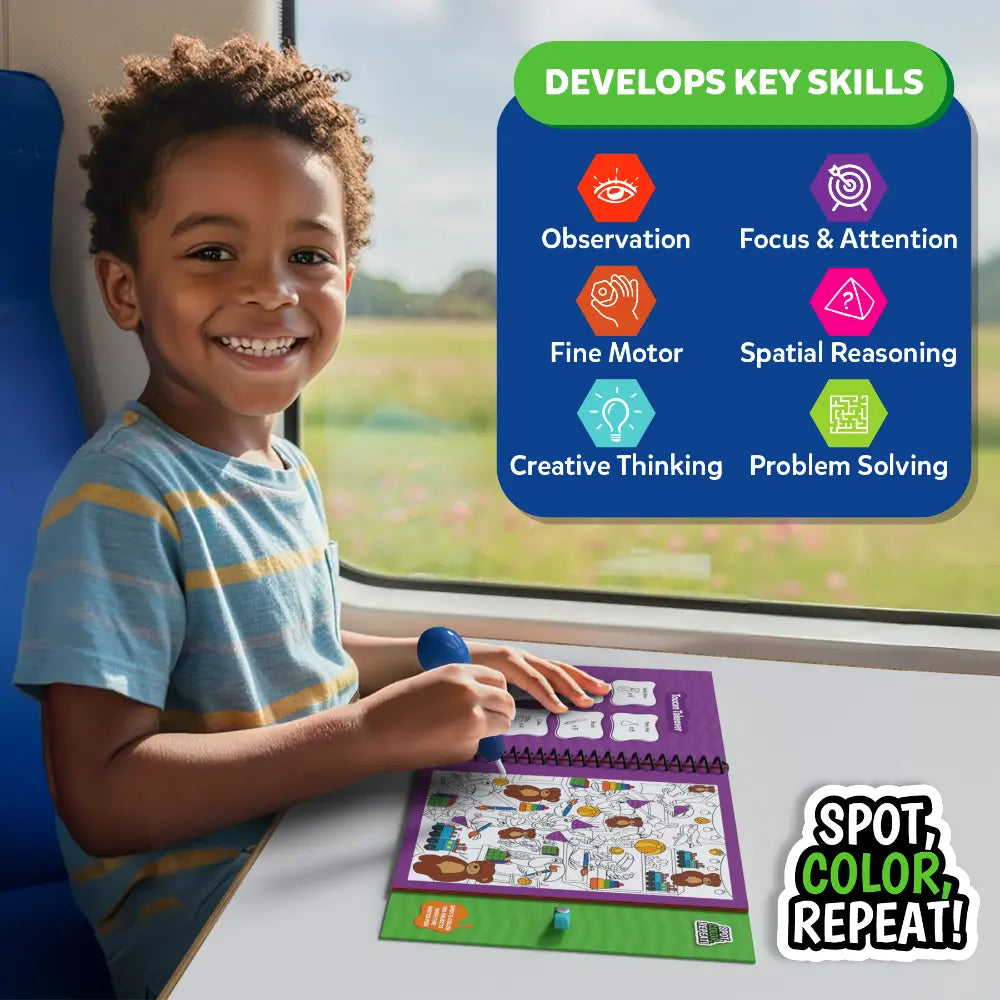 Water Spotter: Animals at Play | Reusable Search & Find Book (ages 4-8)