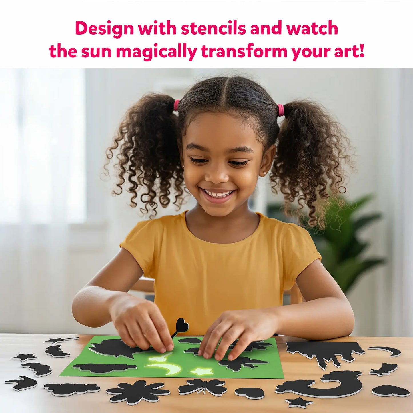 Magical Sun Art: Unicorn & Princess | Sun Paper Art Kit (ages 4-12)