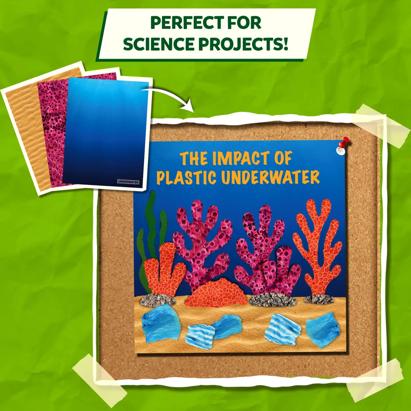 Clever Prints: All Things Science! | Construction Paper (60 Sheets)