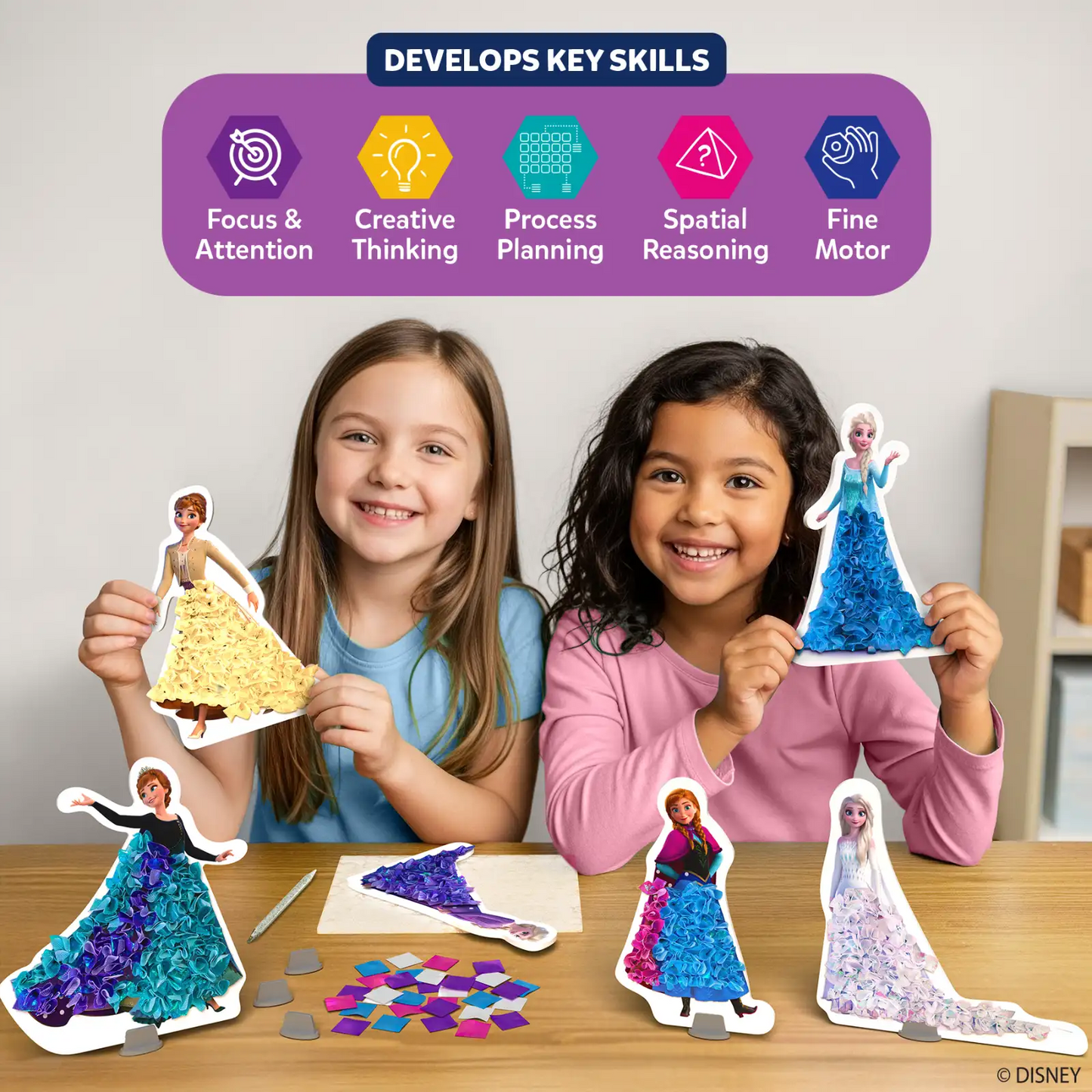 Poke-in Art: Disney Frozen | No Mess Art for Kids (ages 4-9)