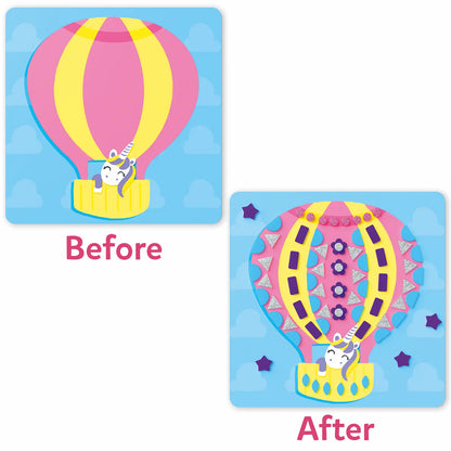 Fun with Foam: Unicorn & Princess | No Mess Sticker Art (ages 3-7)