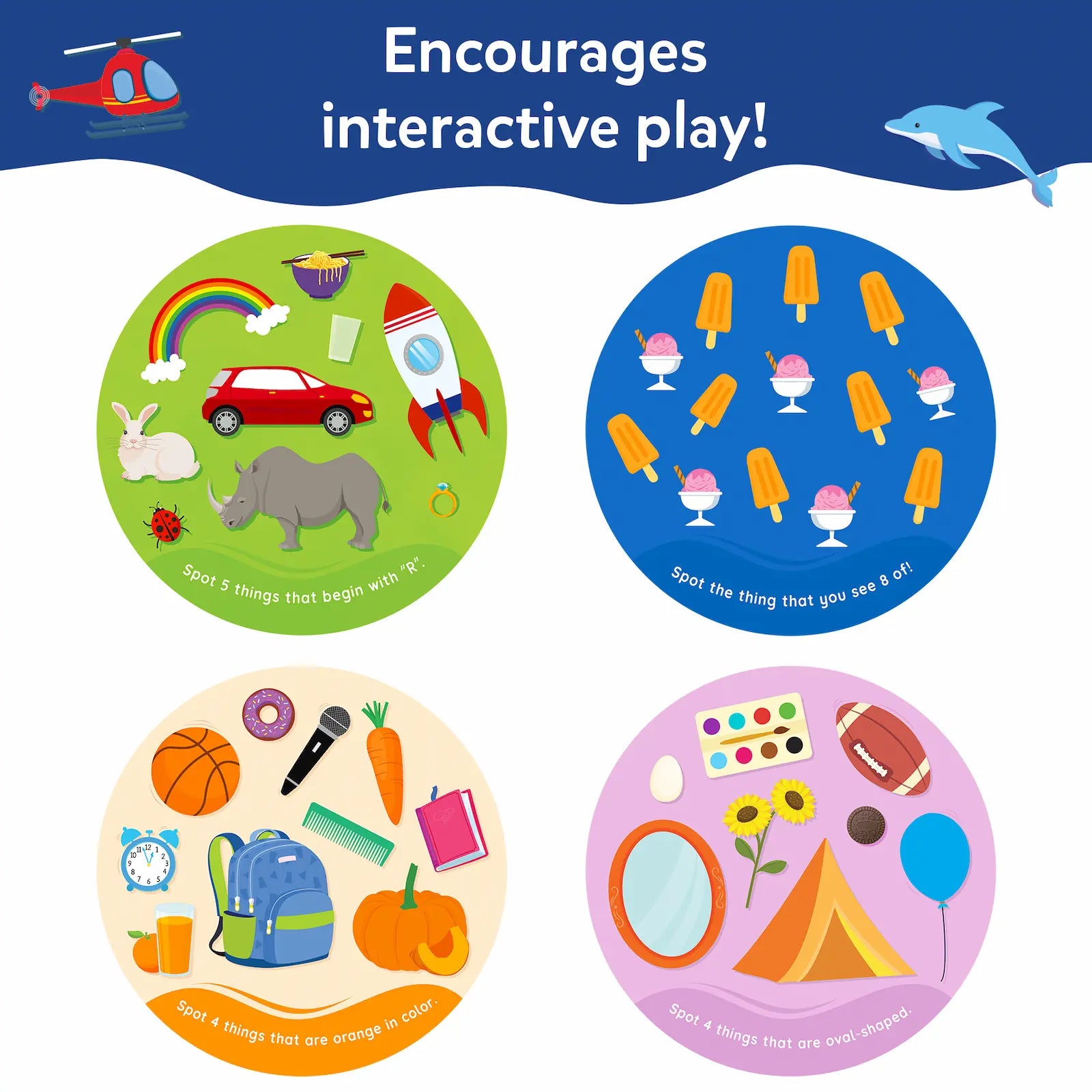 Spot and Learn - Flash Cards for Toddlers (ages 2-5)