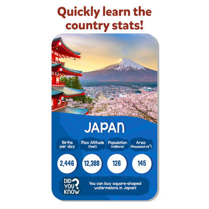 Rank Up: Countries of The World | Trump Card Game (ages 7+)