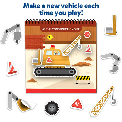 Peelies: Cars, Trucks & More! | Reusable Sticker Activity Book (ages 3-7)