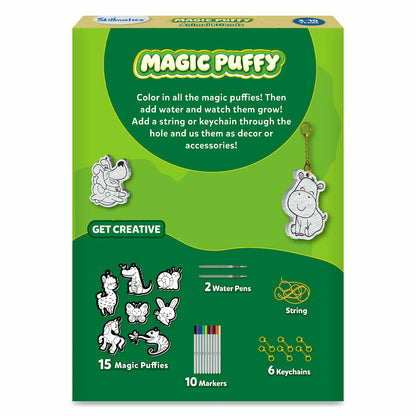 Magic Puffy - Animal Friends |  No Mess Art Kit (ages 4-10)
