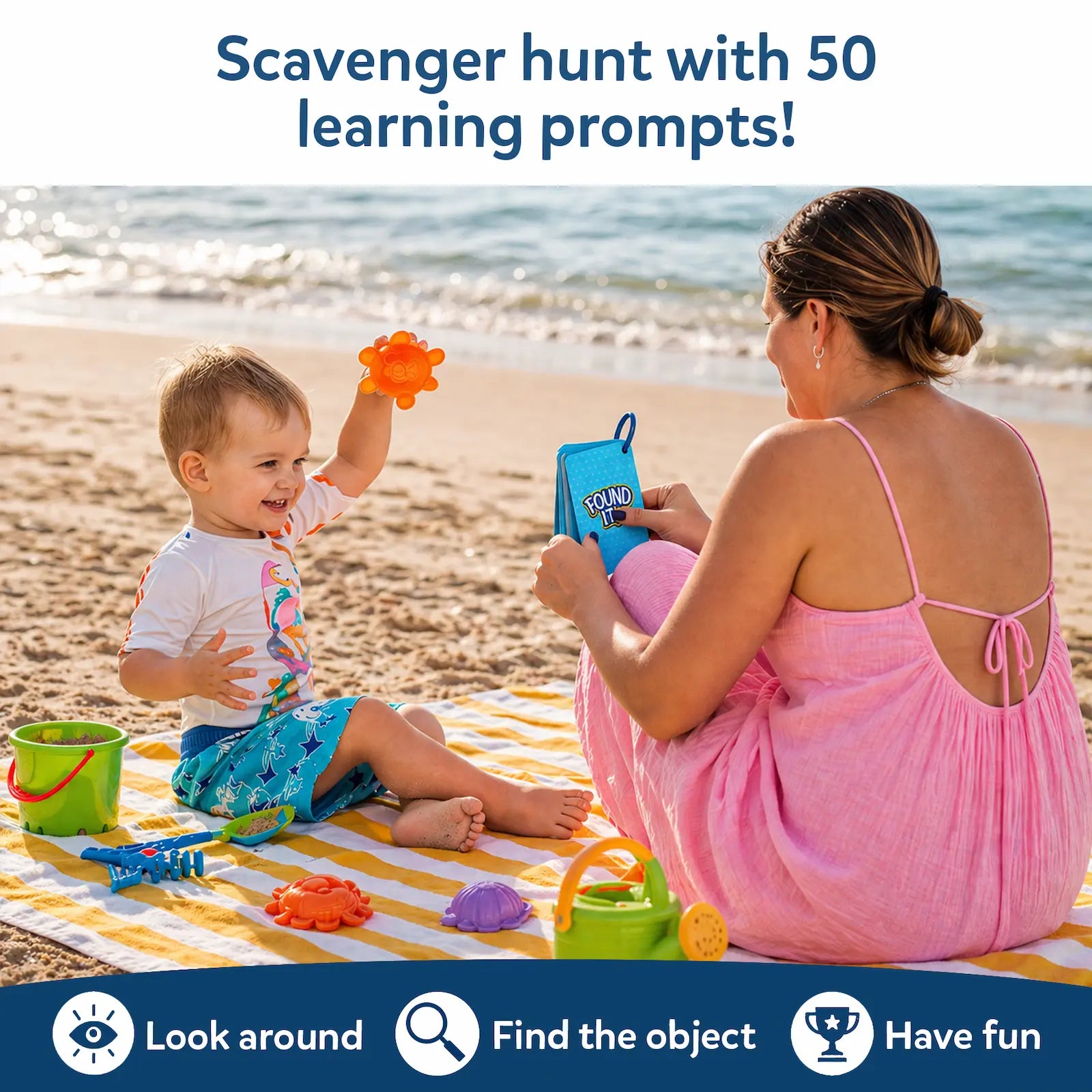Found It! At the Beach | Smart scavenger hunt (ages 4-7)