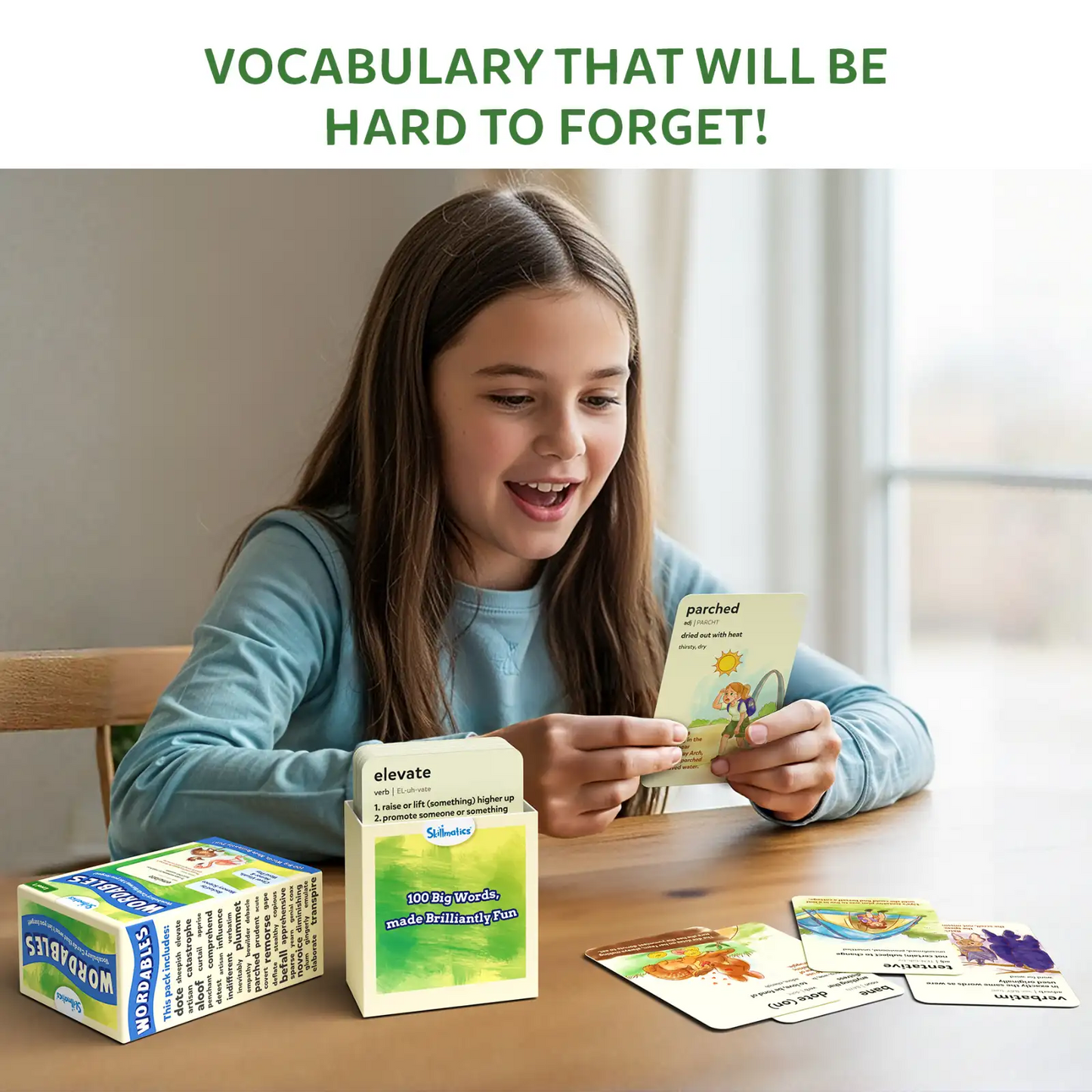Wordables: Level 1 | Vocabulary Flash Cards (ages 8+)