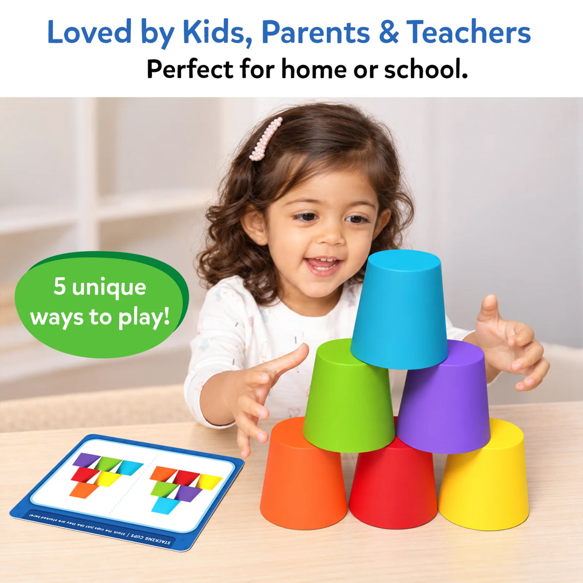 Rainbow Sorting Game V3 | Sorting, Counting & Sequencing Toy (ages 3-6)