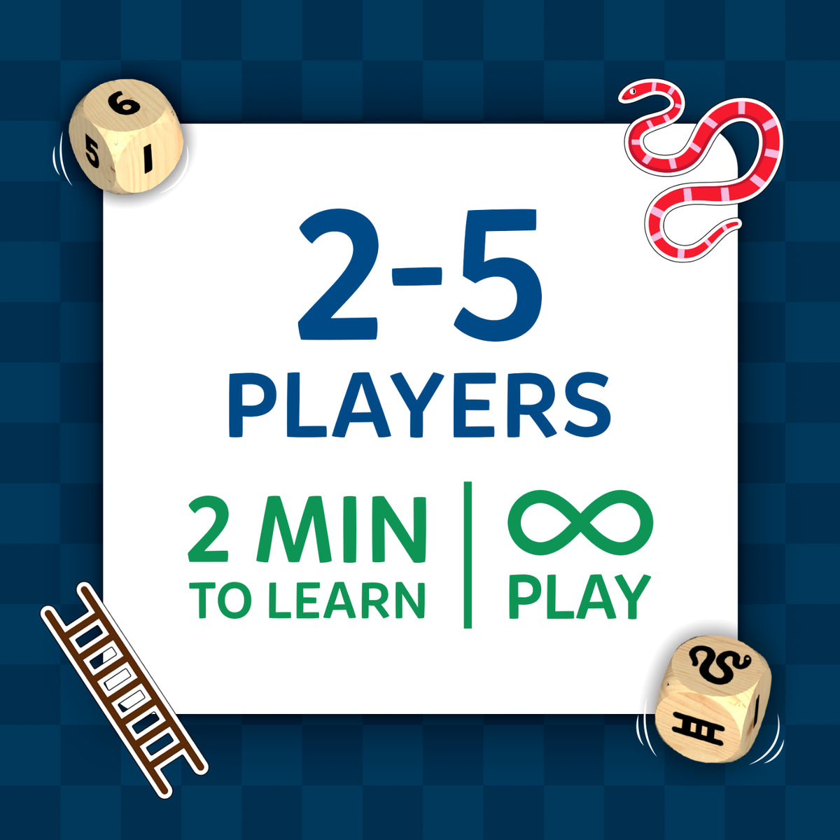 Snakes & Ladders | Magnetic & Customizable Board Game with a Twist (ages 4+)