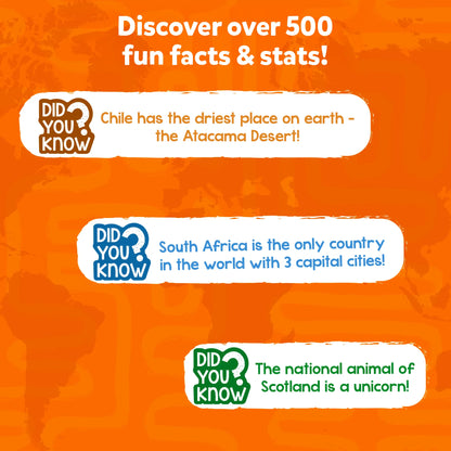Rank Up: Countries of The World | Trump Card Game (ages 7+)