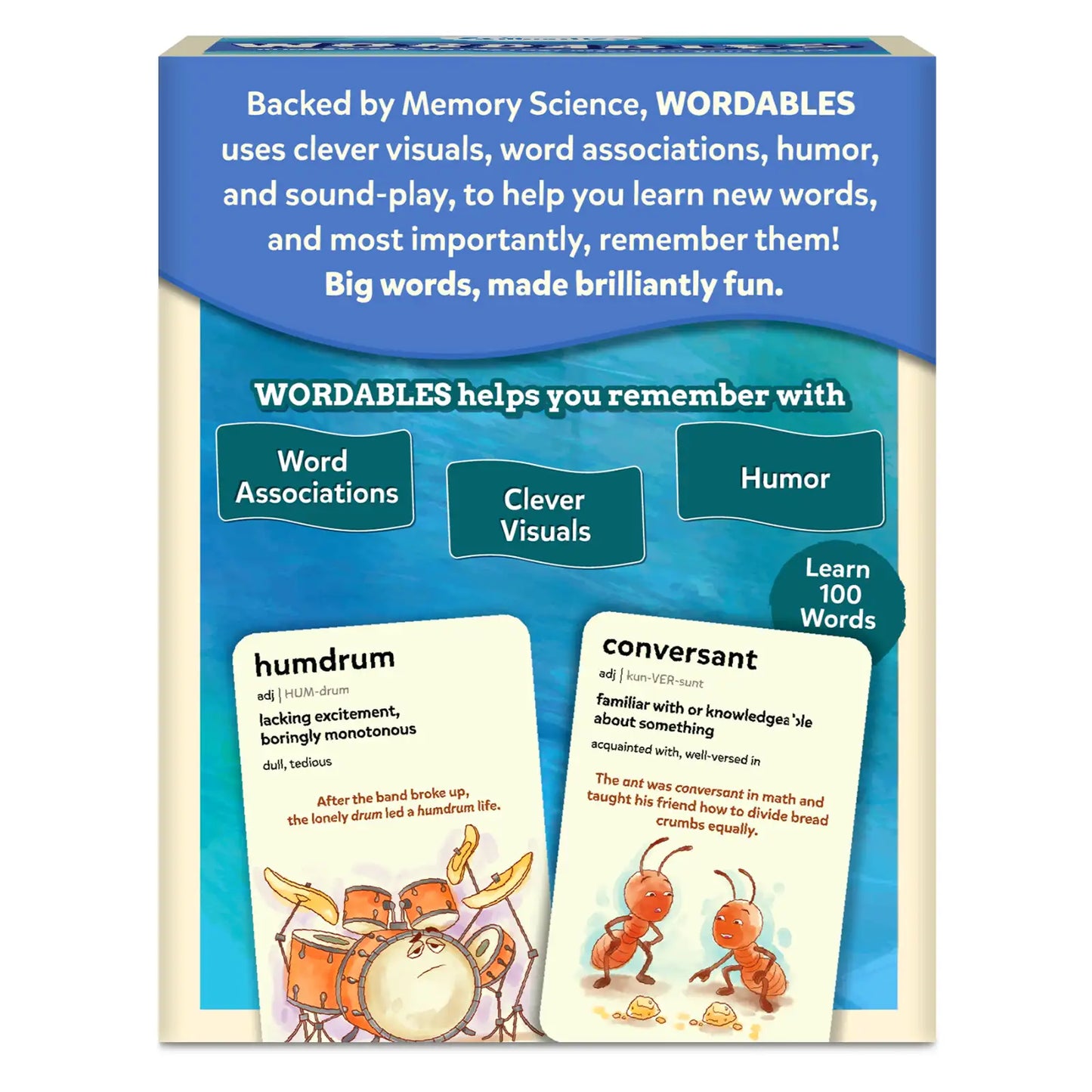 Wordables: Level 2 | Vocabulary Flash Cards (ages 10+)