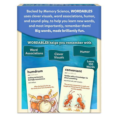 Wordables: Level 2 | Vocabulary Flash Cards (ages 10+)